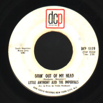 LITTLE ANTHONY AND THE IMPERIALS - Goin' Out Of My Head / Make It Easy On Yourself - 45T (SP 2 titres)