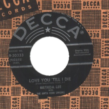 Brenda Lee - Dynamite / Love You 'till I Die
