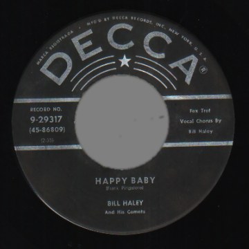 Bill Haley & His Comets - Dim Dim The Lights / Happy Baby