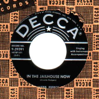 WEBB PIERCE - I'm Gonna Fall Out Of Love With You / In The Jailhouse Now - 45T (SP 2 titres)