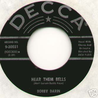 BOBBY DARIN - The Greatest Builder / Hear Them Bells - 7inch (SP)