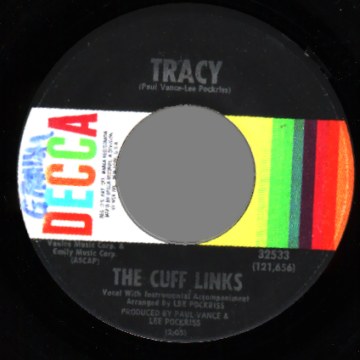 The Cuff Links Tracy+/+Where+Do+You+Go 45RPM