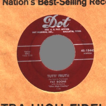 PAT BOONE - Tutti Frutti / I'll Be Home - 45T (SP 2 titres)