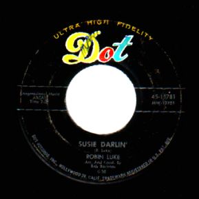ROBIN LUKE - Susie Darlin' / Living's Loving You - 45T (SP 2 titres)