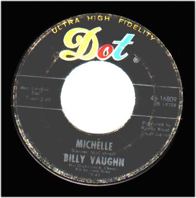 BILLY VAUGHN - Michelle / Elaine - 7inch (SP)