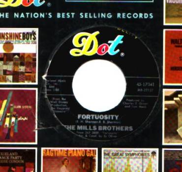 MILLS BROTHERS - Fortuosity / Cab Driver - 45T (SP 2 titres)