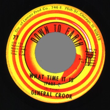 GENERAL CROOK - What Time It Is Parts 1 And 2 - 45T (SP 2 titres)