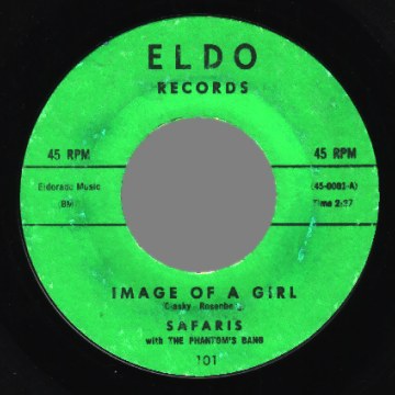 THE SAFARIS - Image Of A Girl / 4 Steps To Love - 45T (SP 2 titres)