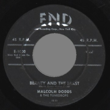 MALCOLM DODDS AND THE TUNEDROPS - It Took A Long Time / Beauty And The Beast - 45T (SP 2 titres)