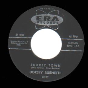 DORSEY BURNETTE - Tall Oak Tree / Juarez Town - 45T (SP 2 titres)