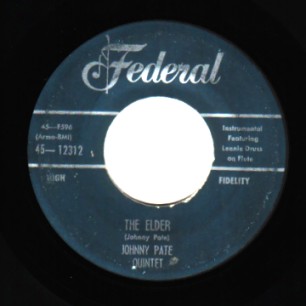 JOHNNY PATE - The Elder / Swinging shepherd blues - 7inch (SP)