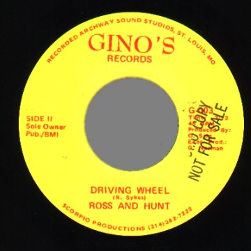 ROSS AND HUNT - The Older I Get / Driving Wheel - 45T (SP 2 titres)