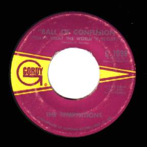 THE TEMPTATIONS - Ball Of Confusion / It's Summer - 7inch (SP)