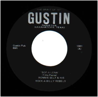 RONNIE SELF - Bop-A-Lena / I Ain't Goin' Nowhere - 45T (SP 2 titres)