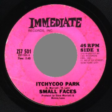 SMALL FACES - Itchycoo Park / I'm Only Dreaming - 45T (SP 2 titres)