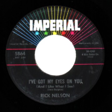 RICK NELSON - Teen Age Idol / I've Got My Eyes On You - 45T (SP 2 titres)