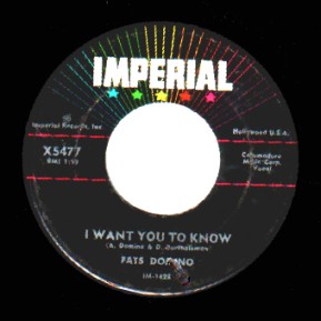 The Big Beat / I Want You To Know - Fats Domino