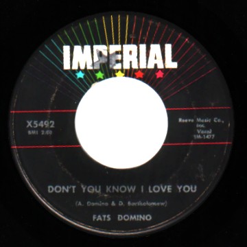 Fats Domino - Yes My Darling / I Want You To Know