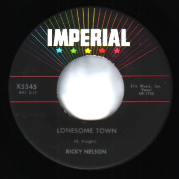RICKY NELSON - I Got A Feeling / Lonesome Town - 45T (SP 2 titres)