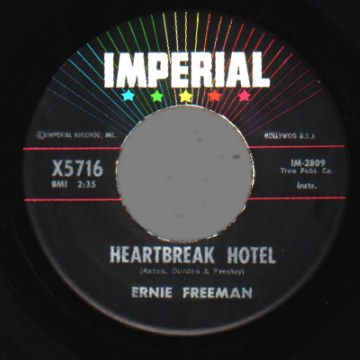 ERNIE FREEMAN - Heartbreak Hotel / Hawaiian Eye - 7inch (SP)