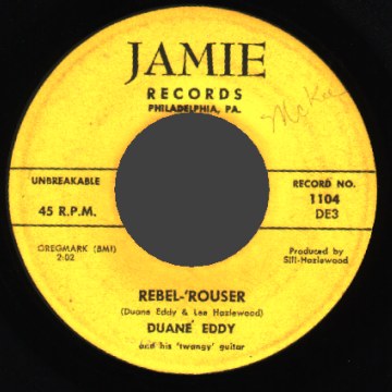 DUANE EDDY - Stalkin / Rebel Rouser - 45T (SP 2 titres)