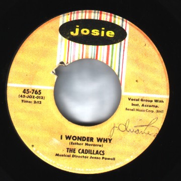 THE CADILLACS - Gloria / I Wonder Why - 7inch (SP)