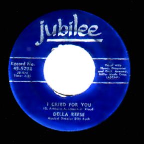 DELLA REESE - I Cried for You / And That Reminds Me - 45T (SP 2 titres)