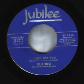 Reese,Della I+Cried+For+You+/+And+That+Reminds+Me 45RPM