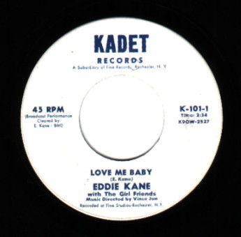 EDDIE KANE WITH THE GIRL FRIENDS - Mushroom In The Sky / Love Me Baby - 45T (SP 2 titres)