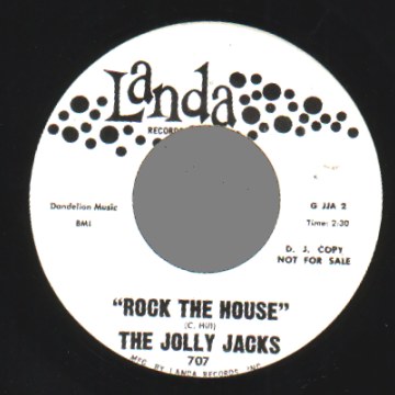 THE JOLLY JACKS - Rock The House / There's Something On Your Mind - 45T (SP 2 titres)