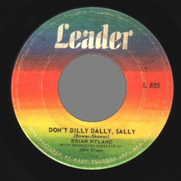 Brian Hyland - Itsy Bitsy Teeny Weenie Yellow Polka Dot Bikini / Don't Dilly Dally Sally