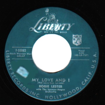 ROBIE LESTER - My Love and I / WHISPERING GUITAR - 45T (SP 2 titres)