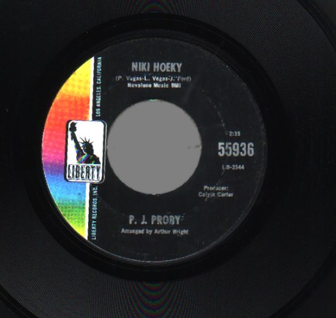 P.J. PROBY - Niki Hoeky / Good Things Are Coming My Way - 45T (SP 2 titres)