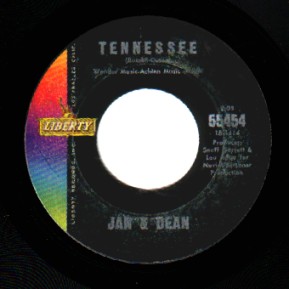 JAN & DEAN - Tennessee / Your Heart Has Changed Its Mind - 45T (SP 2 titres)