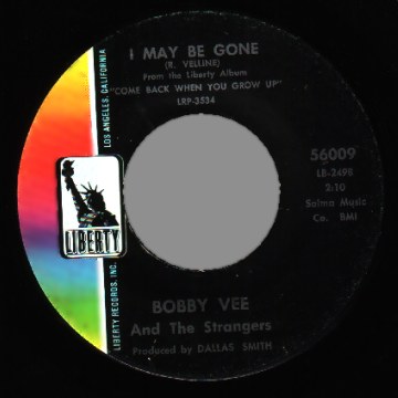 Bobby Vee & The Strangers 7"
