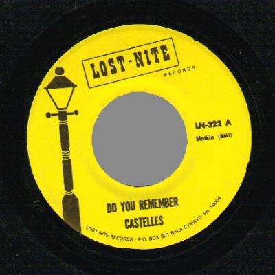 THE CASTELLES ??? / MELLO-MOODS - Do You Remember (????) / And You Just Can't Go Through - 45T (SP 2 titres)