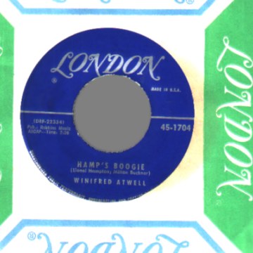 WINIFRED ATWELL - Hamp's Boogie / St. Louis Blues - 45T (SP 2 titres)