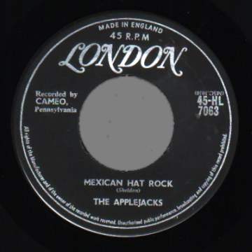 THE APPLEJACKS - Mexican Hat Rock / Stop Red Light - 45T (SP 2 titres)