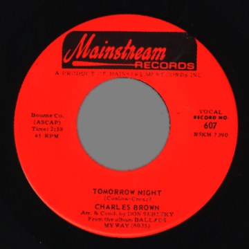 CHARLES BROWN - Pledging My Love / Tomorrow Night - 7inch (SP)