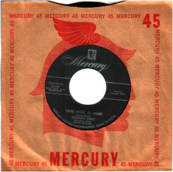GEORGIA GIBBS - You're Wrong All Wrong / Tweedle Dee - 45T (SP 2 titres)