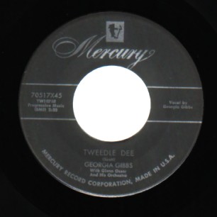 GEORGIA GIBBS - You're Wrong All Wrong / Tweedle Dee - 45T (SP 2 titres)