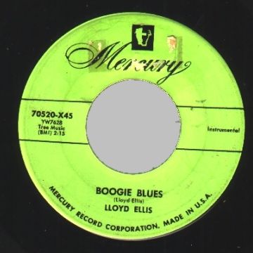 LLOYD ELLIS - Boogie Blues / Blue champagne - 45T (SP 2 titres)