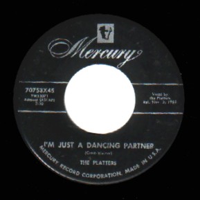 THE PLATTERS - The Great Pretender / I'm Just A Dancing Partner - 45T (SP 2 titres)