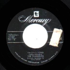 THE DIAMONDS - Ka-ding-dong / Soft Summer Breeze - 45T (SP 2 titres)