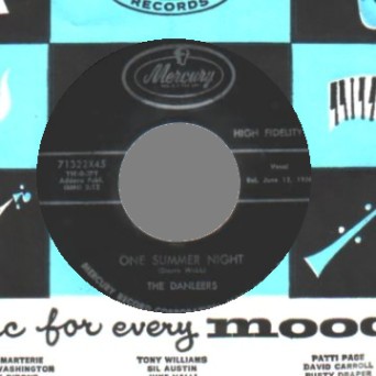 THE DANLEERS - Wheelin' And A-dealin' / One Summer Night - 45T (SP 2 titres)