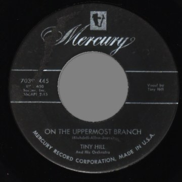 TINY HILL - Don't Do It Darling / On The Uppermost Branch - 7inch (SP)