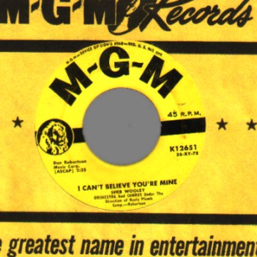 SHEB WOOLEY - The Purple People Eater / I Can't Beleive You're Mine - 45T (SP 2 titres)