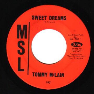 TOMMY MCLEAN - I Need You So / Sweet Dreams - 7inch (SP)
