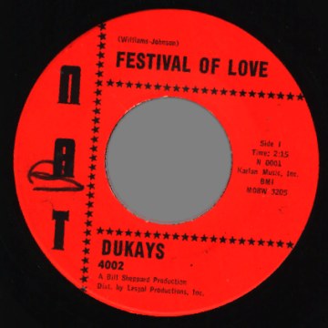 THE DUKAYS - Nite Owl / Festival Of Love - 45T (SP 2 titres)