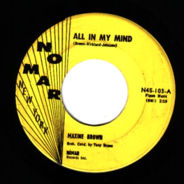 MAXINE BROWN - Harry Lets Marry / All My Love - 45T (SP 2 titres)